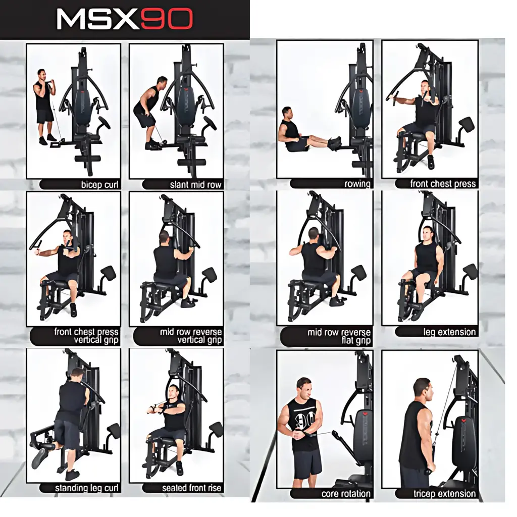 Toorx Fitness MSX-90 Homegym - met Leg Press - 100kg